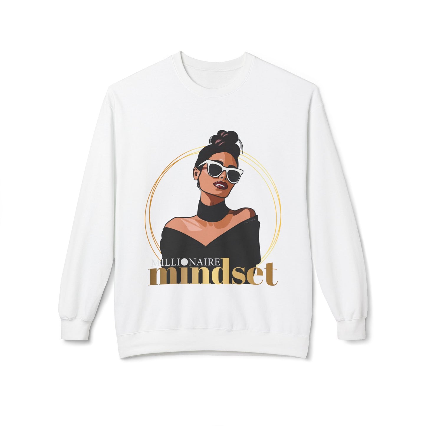 Millionaire Mindset Inspirational Sweatshirt - Unisex Midweight Fleece