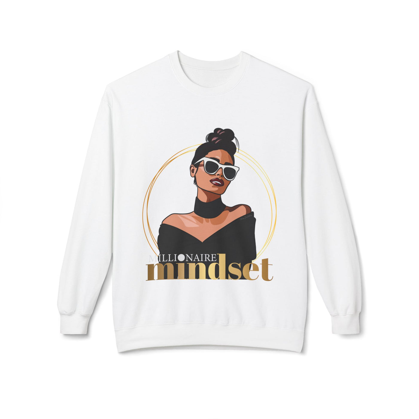 Millionaire Mindset Inspirational Sweatshirt - Unisex Midweight Fleece