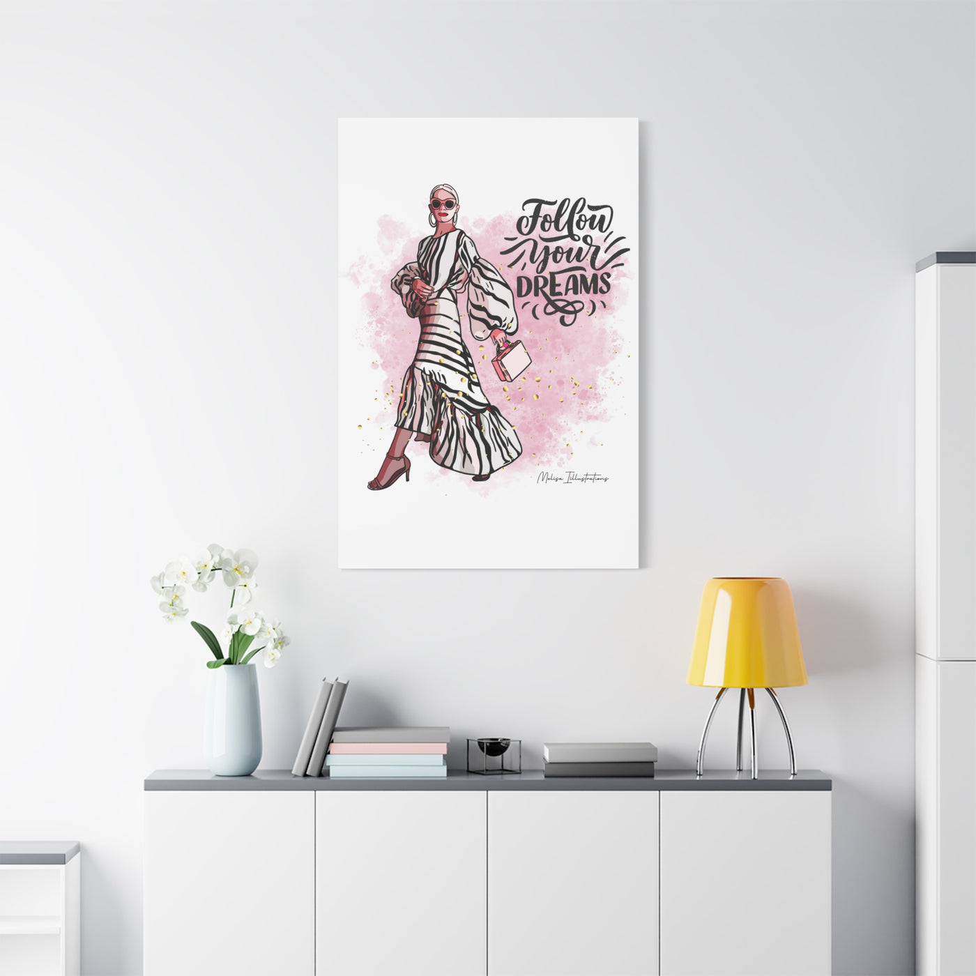 Follow Your Dreams Canvas Art - Fashion Inspiration Wall Decor