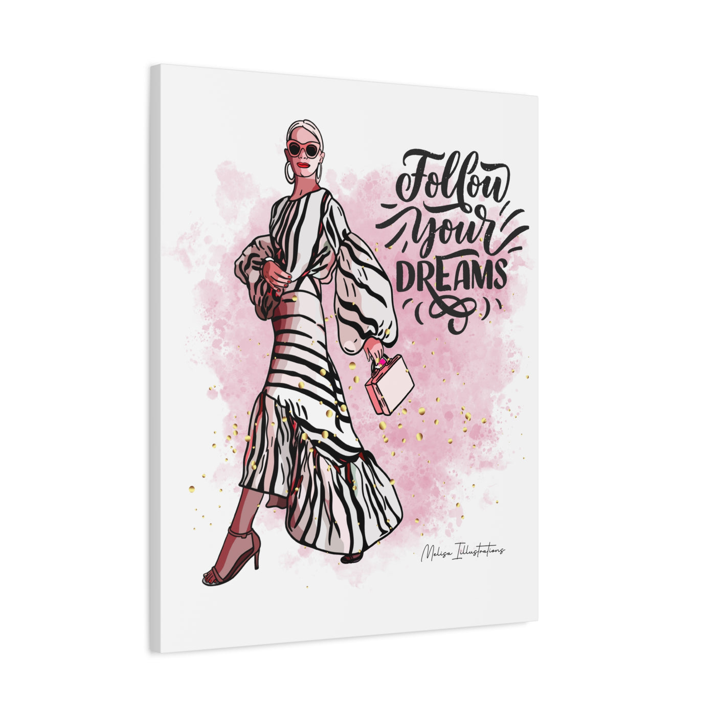 Follow Your Dreams Canvas Art - Fashion Inspiration Wall Decor