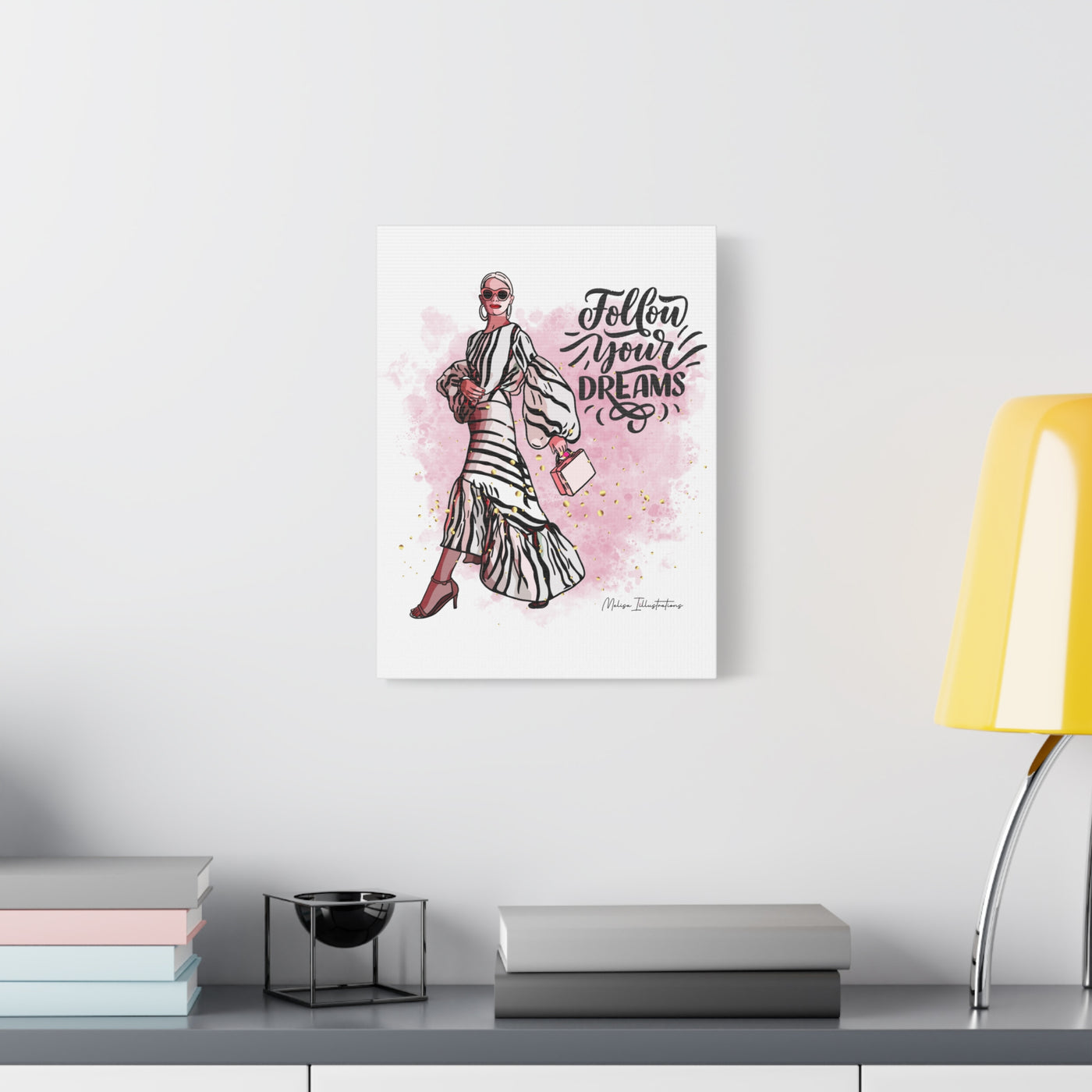 Follow Your Dreams Canvas Art - Fashion Inspiration Wall Decor