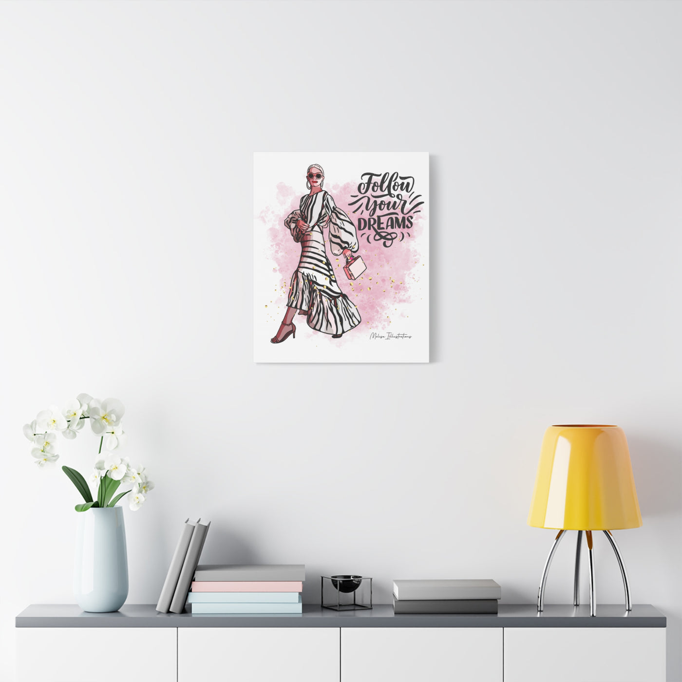 Follow Your Dreams Canvas Art - Fashion Inspiration Wall Decor