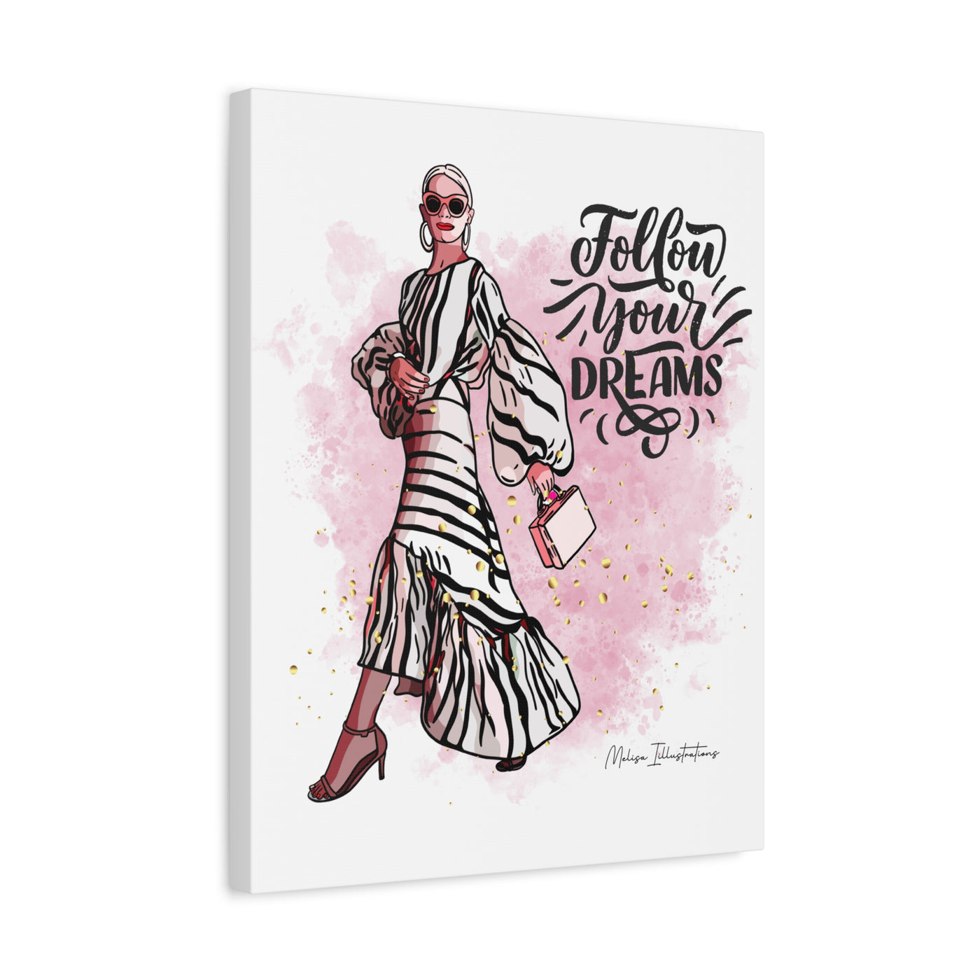 Follow Your Dreams Canvas Art - Fashion Inspiration Wall Decor