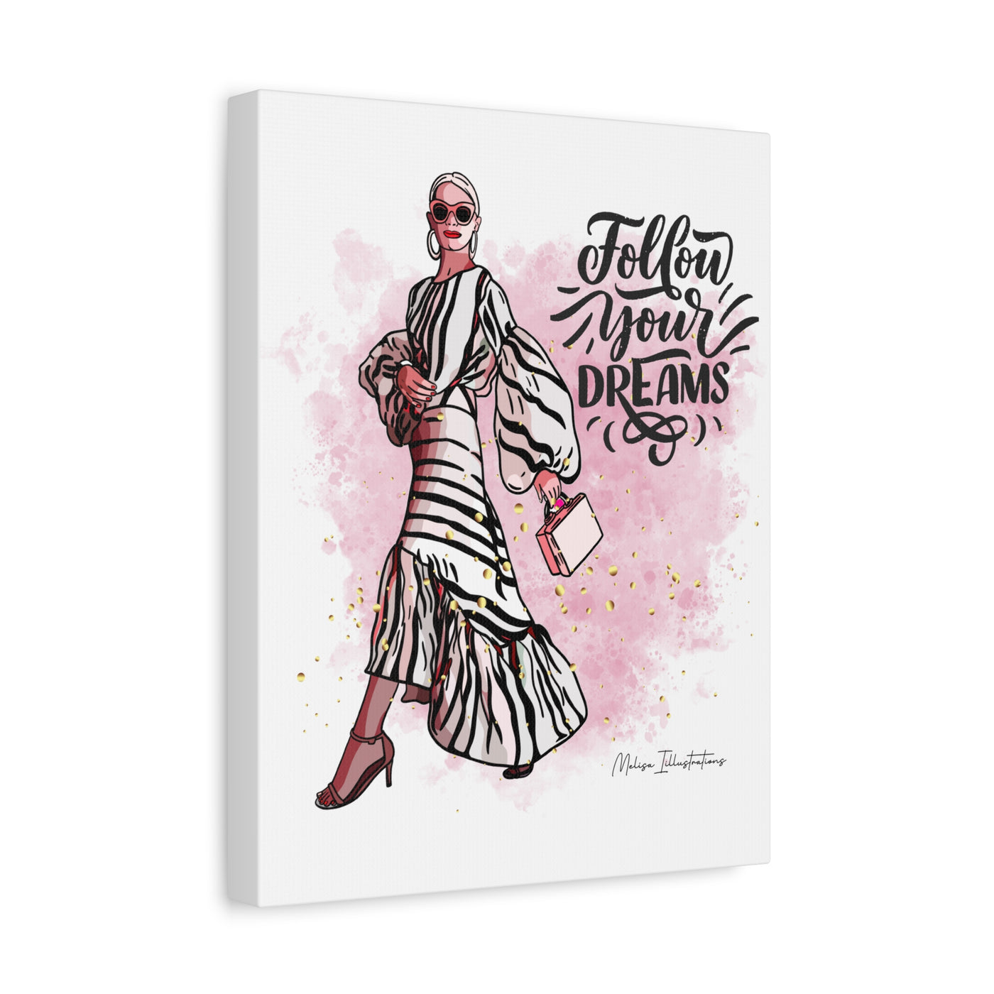 Follow Your Dreams Canvas Art - Fashion Inspiration Wall Decor