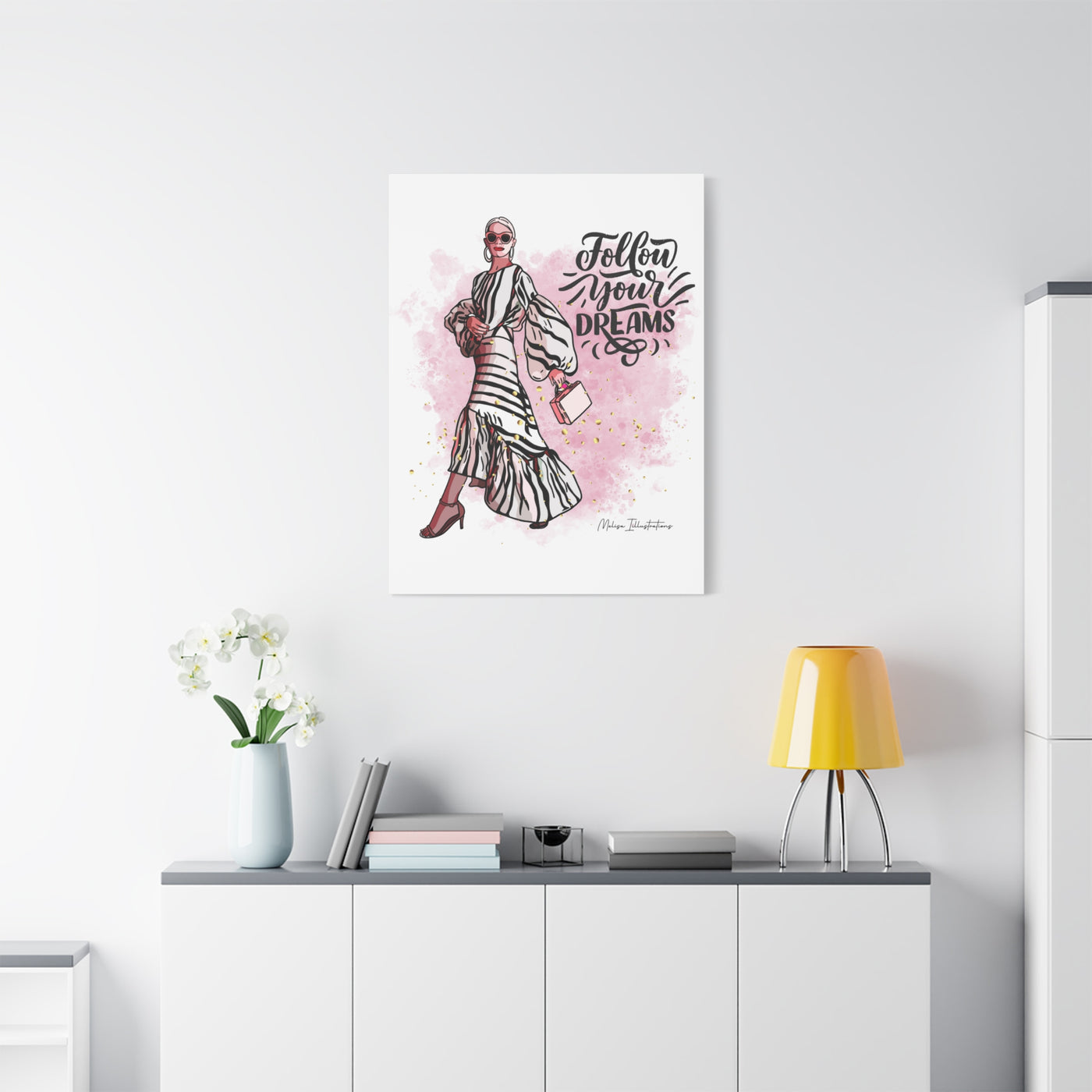 Follow Your Dreams Canvas Art - Fashion Inspiration Wall Decor