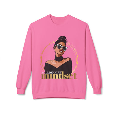 Millionaire Mindset Inspirational Sweatshirt - Unisex Midweight Fleece