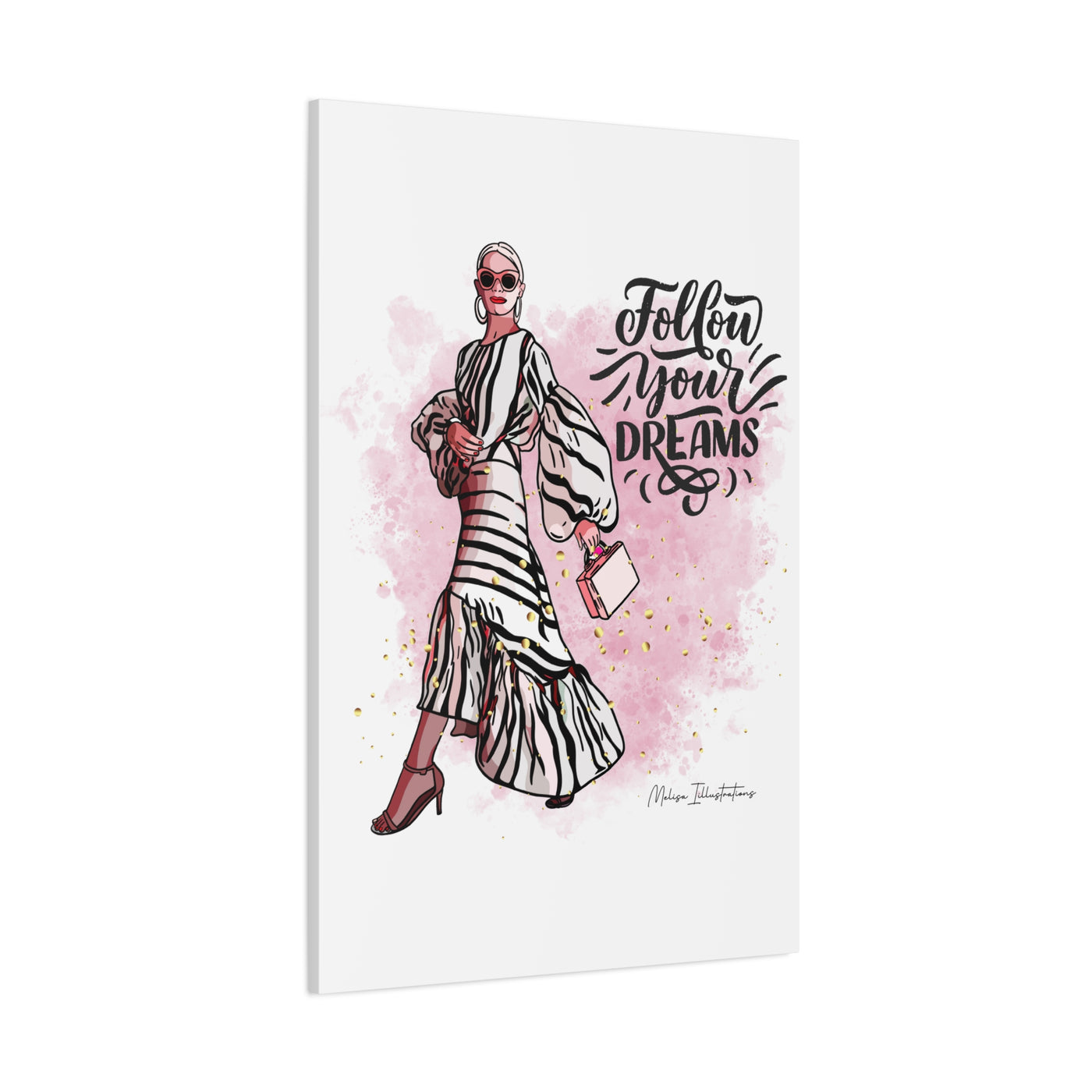 Follow Your Dreams Canvas Art - Fashion Inspiration Wall Decor